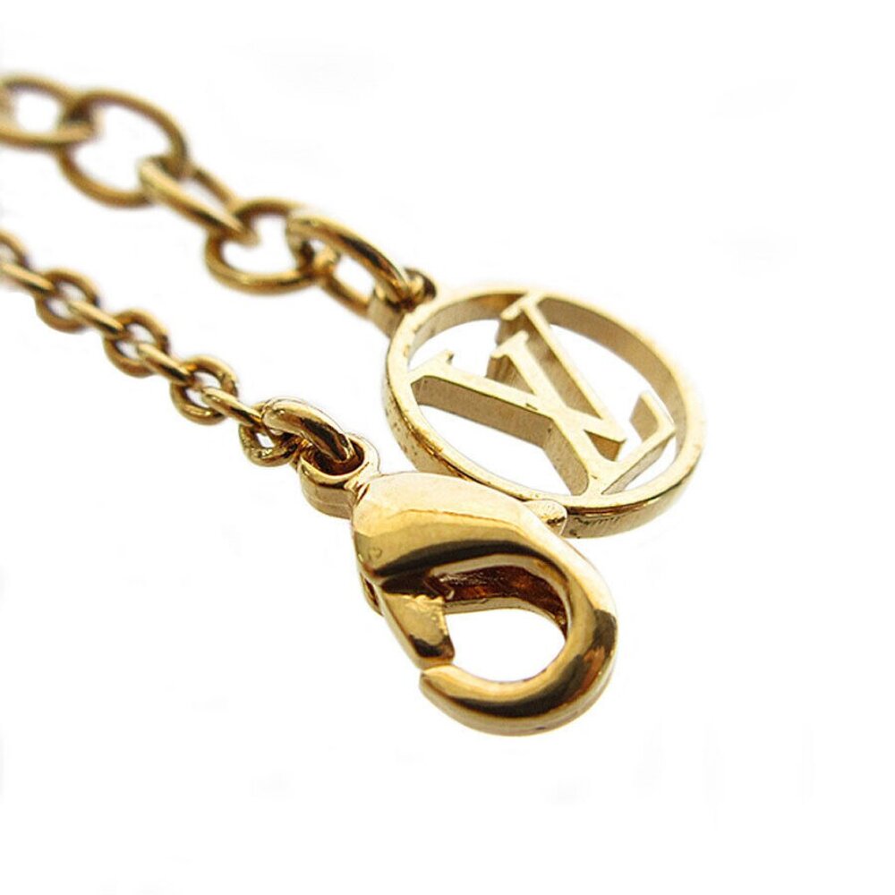 Auth LOUIS VUITTON EssentialV Bracelet gold metal k0043a - Picture 6 of 8